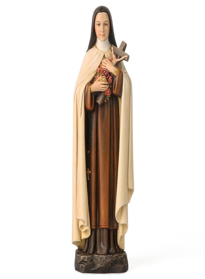 BC BUILDCLASSIC BC Catholic Saint Therese of Lisieux Statue, Religious Figure, Inspirational Gift for Home décor, 10" H, Renaissance Sculpture Handmade by Buildclassic - Image 1